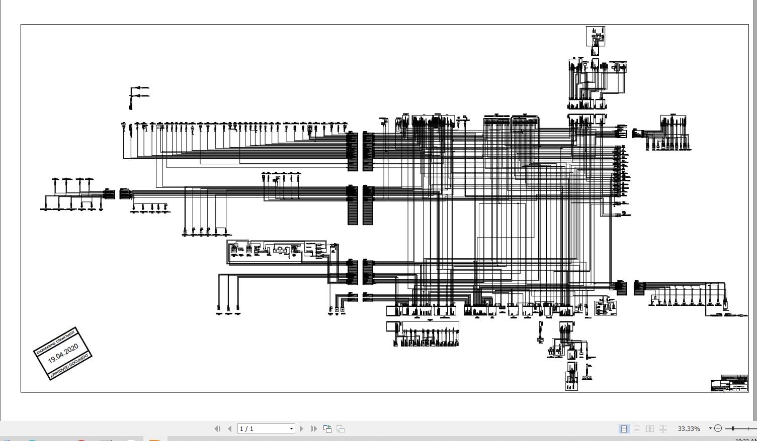 Hidromek HMK 220NLC MH Isuzu Tier3 Electric Diagram H558005000 04.2020 (2)