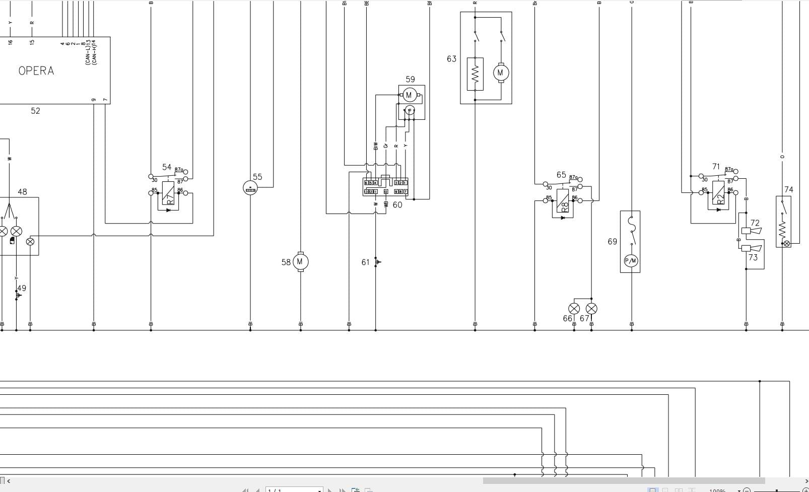 Hidromek HMK 220TXLC 3 Isuzu Electric Diagram H348029000 09.2013 (2)