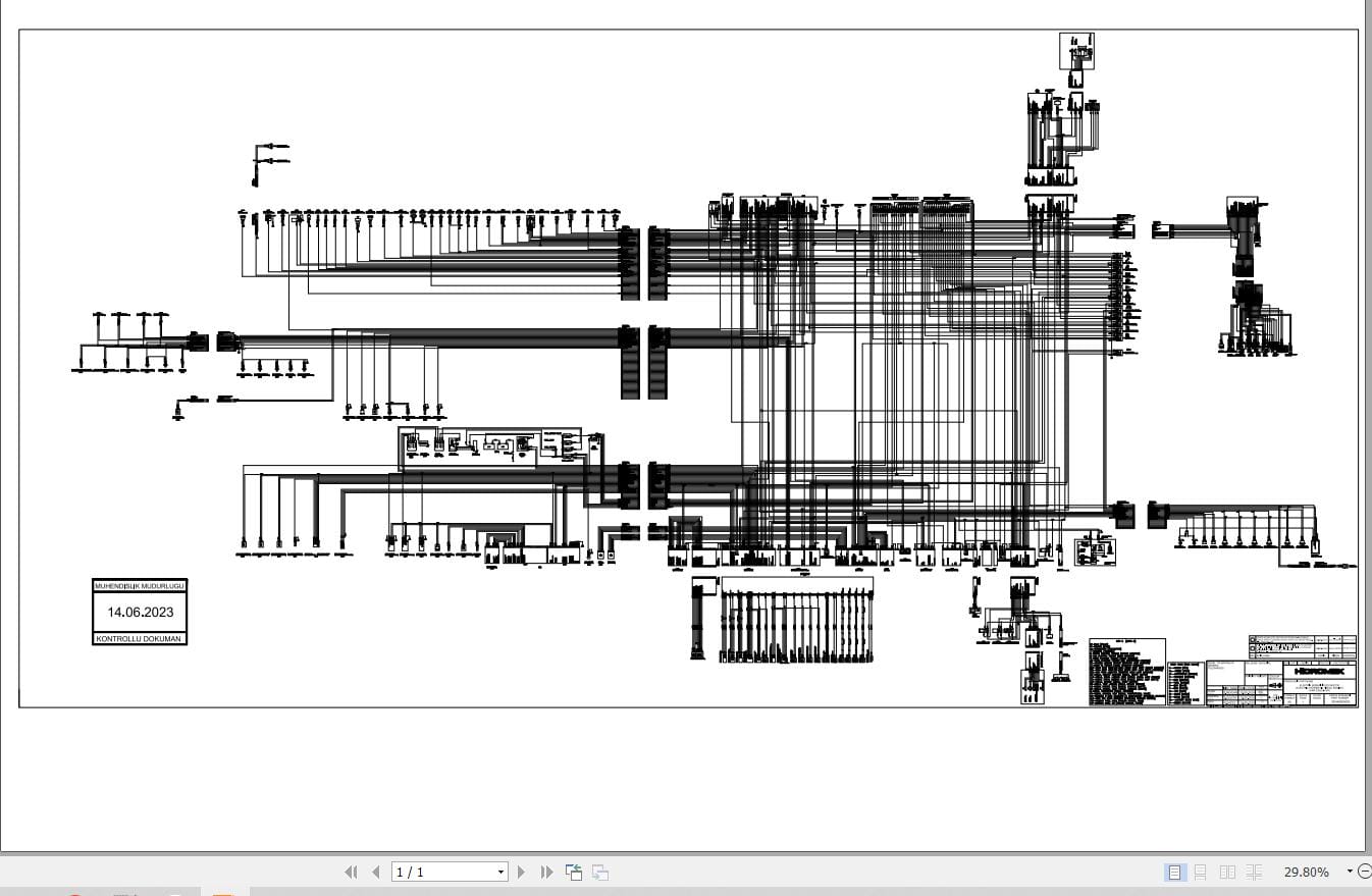 Hidromek HMK 235LC 5 SR Isuzu Electric Diagram ED448000000 06.2023 (2)