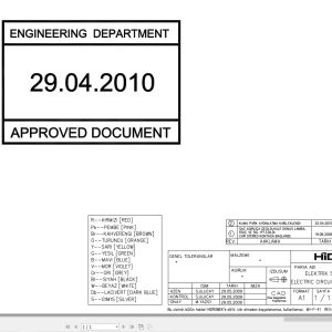 Hidromek HMK 300LC 3 Isuzu Electric Diagram 2010 (1)