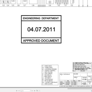 Hidromek HMK 300LC 3 Isuzu Electric Diagram 2011 (1)