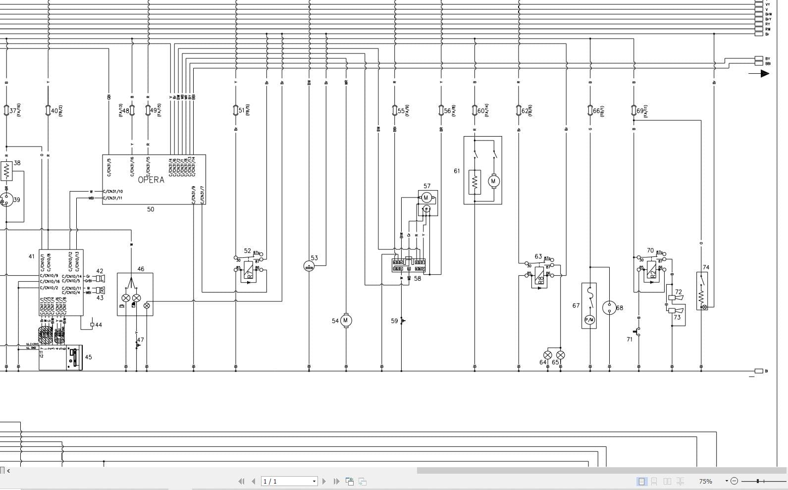Hidromek HMK 300LC-3 Isuzu Electric Diagram 2011