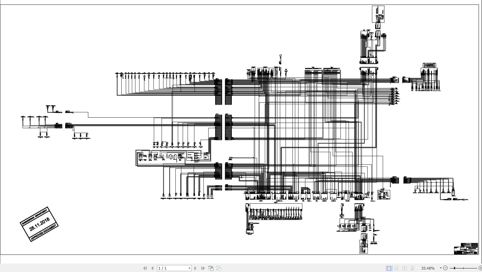 Hidromek HMK 300LC Isuzu Tier3b Electric Diagram H258030001 11.2018 (2)