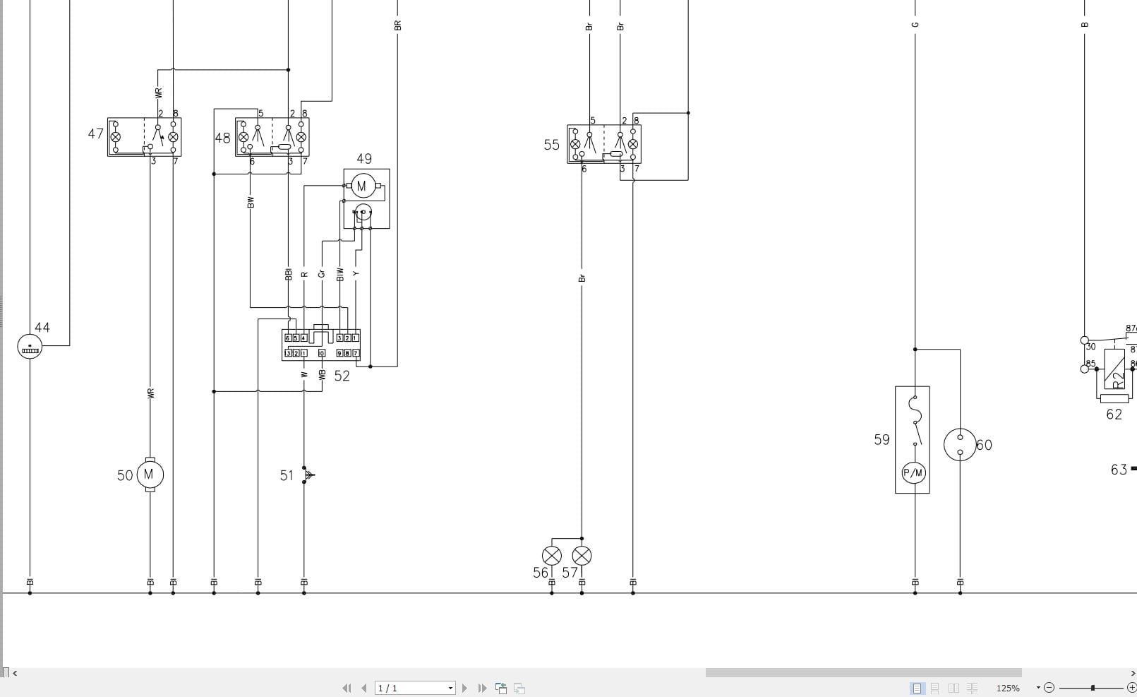 Hidromek HMK 370LC 3 Isuzu Electric Diagram 2010 (2)