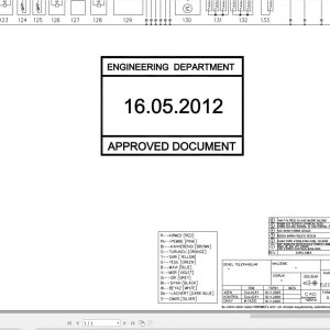 Hidromek HMK 370LC 3 Isuzu Electric Diagram 2012 (1)