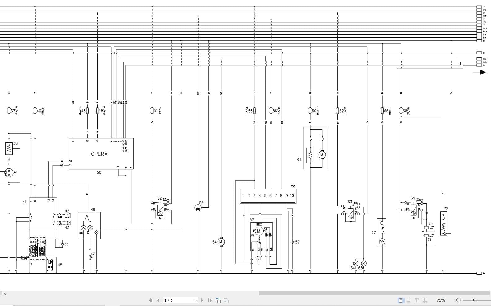 Hidromek HMK 370LC 3 Isuzu Electric Diagram 2014 (2)