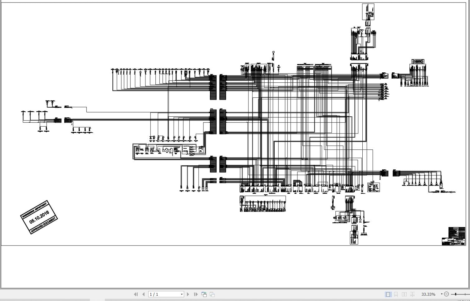 Hidromek HMK 370LC Isuzu Tier3 Electric Diagram H378020003 10.2016 (2)