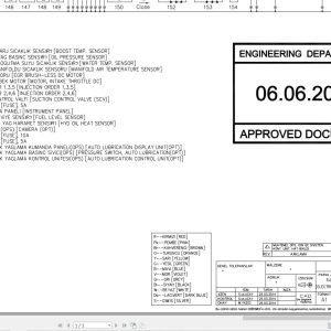 Hidromek HMK 370LC Isuzu Tier3b Electric Diagram 2014 (1)