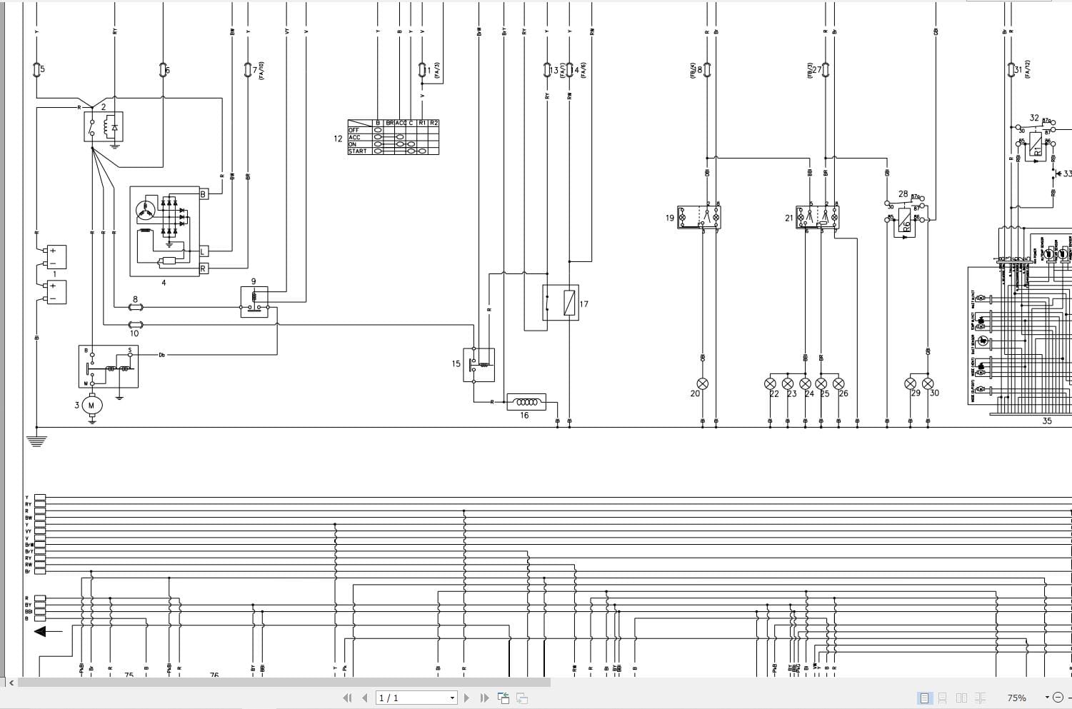 Hidromek HMK 370LC Isuzu-Tier3b Electric Diagram 2014
