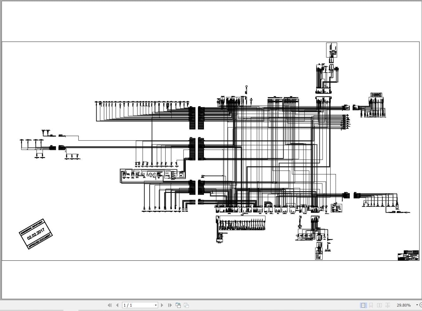 Hidromek HMK 370LC Isuzu Tier3b Electric Diagram H378030001 02.2017 (2)
