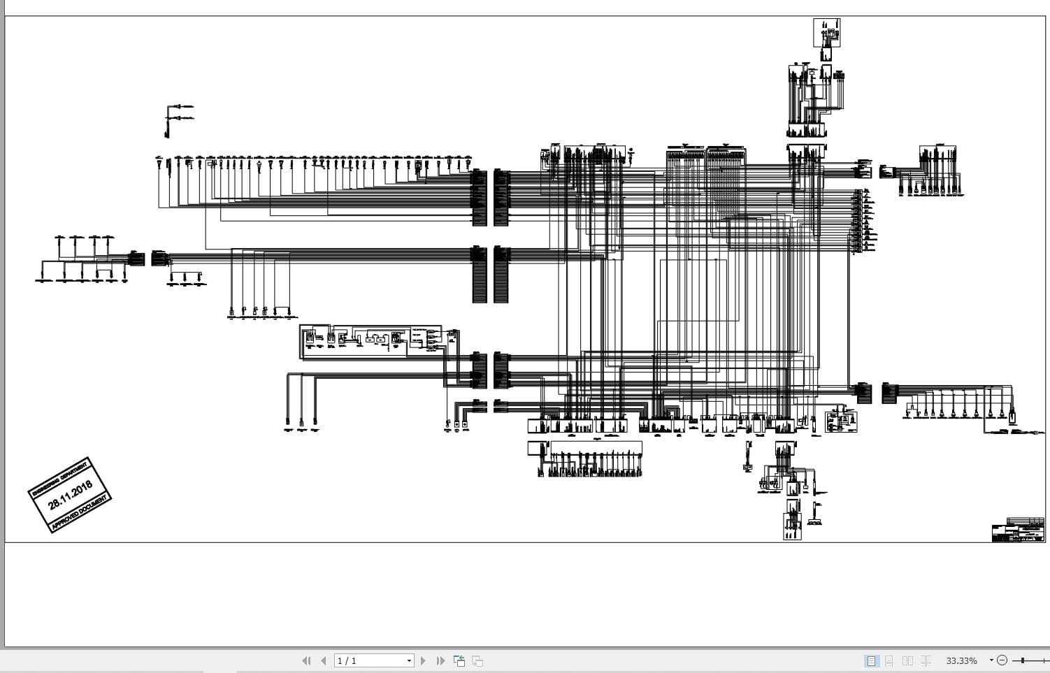 Hidromek HMK 390LC Isuzu Tier3 Electric Diagram H378025000 11.2018 (2)