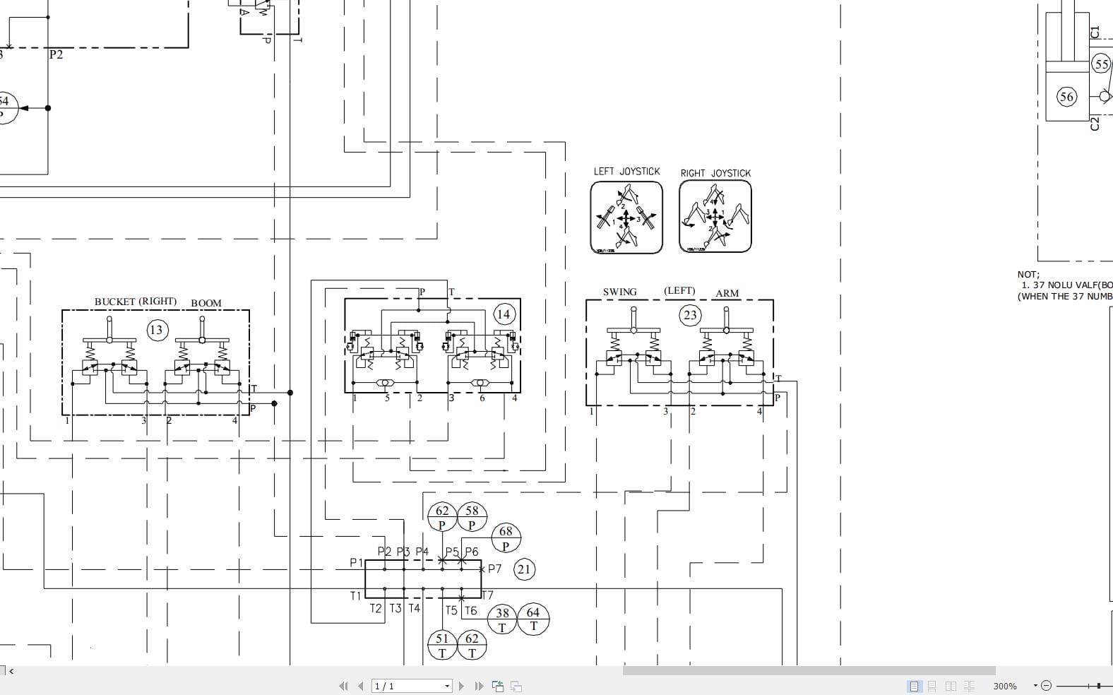 Hidromek HMK 490 500LC H4 FINAL Hydraulic Diagram (2)