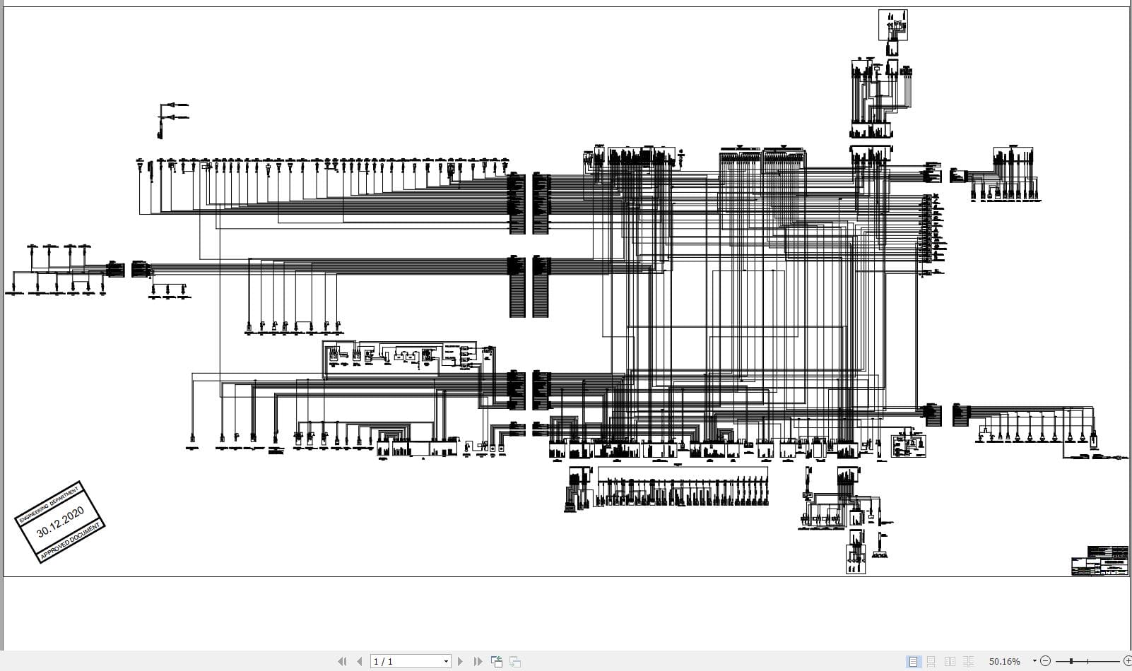 Hidromek HMK 490LC Isuzu Final4 & Stage5 Electric Diagram H388010000 12.2020 (2)