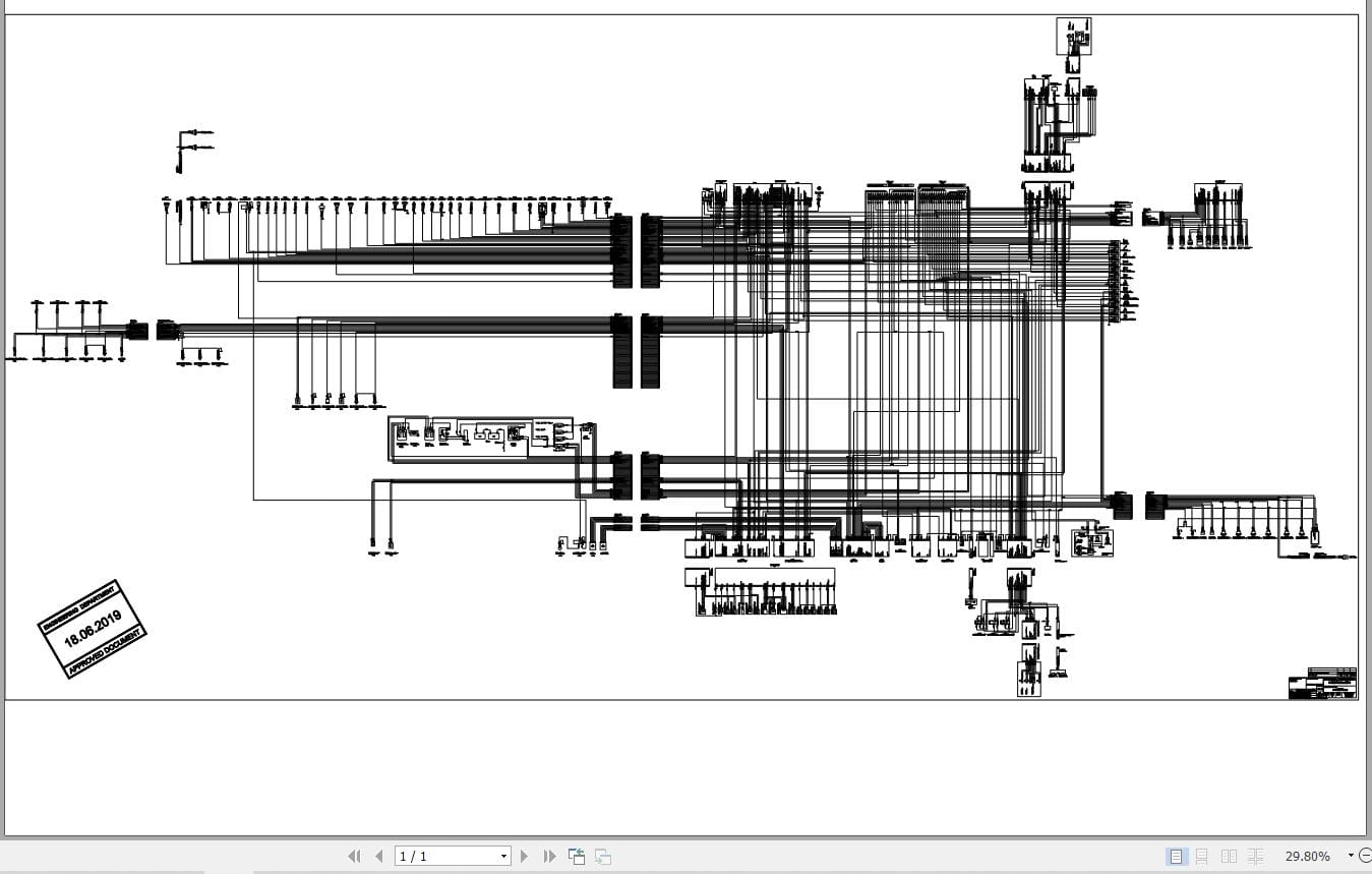 Hidromek HMK 490LC Isuzu Tier3 Electric Diagram H388005000 06.2019 (2)