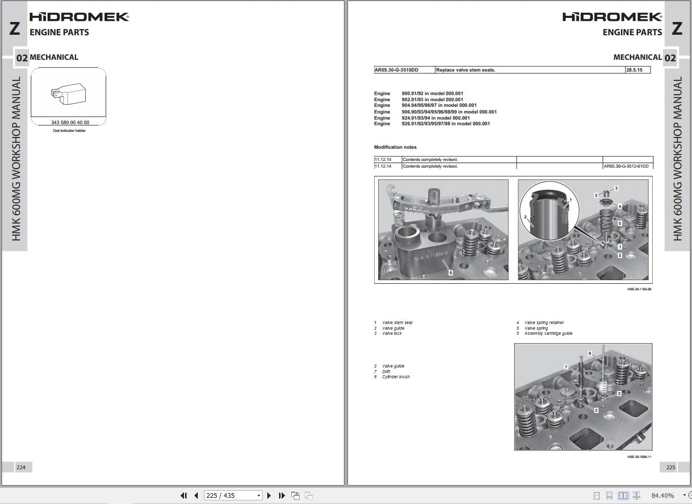 Hidromek HMK 600MG MTU OM 926.929 LA Engine Workshop Manual R60012601 (2)