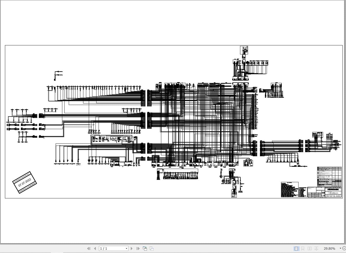 Hidromek HMK210W 5 HMK220W 5 Isuzu Electric Diagram ED228040000 07.2022 (2)
