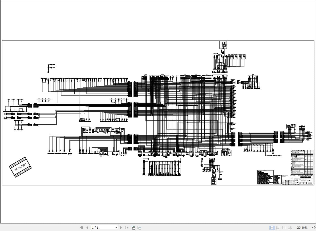 Hidromek HMK210W 5 HMK220W 5 Isuzu Electric Diagram ED228040000 10.2023 (2)