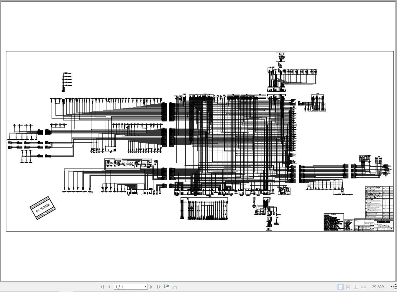 Hidromek HMK210W 5 HMK220W 5 MH Isuzu Electric Diagram ED528030000 10.2023 (2)