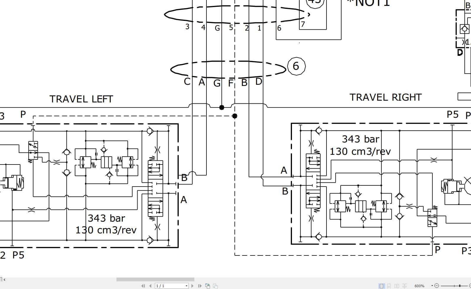 Hidromek HMK230LC HMK230NLC H4 FINAL Hydraulic Diagram HD340900000 REV04 (2)