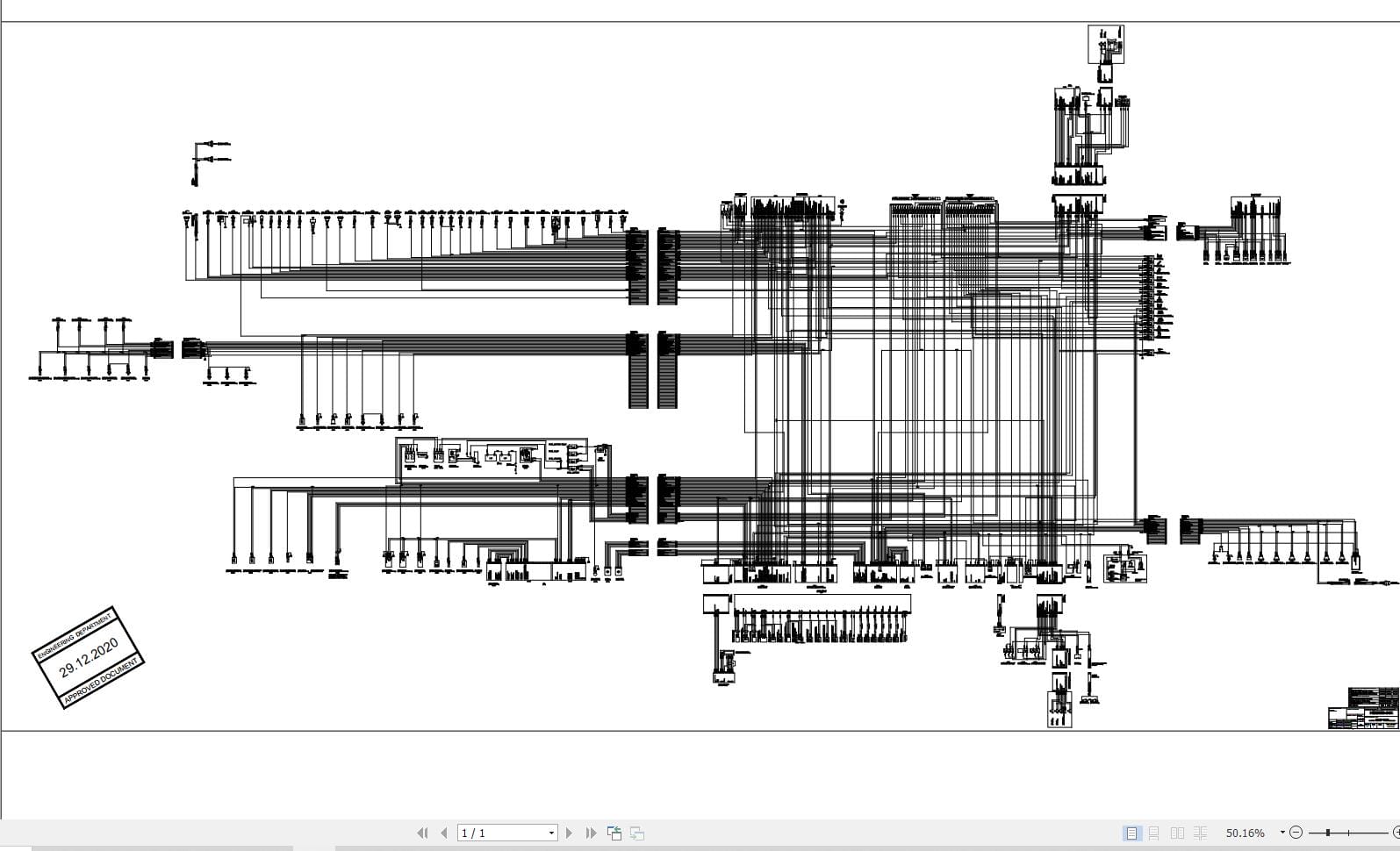 Hidromek HMK370LC HMK390LC HMK410LC Electric Diagram H378040001 12.2020 (2)