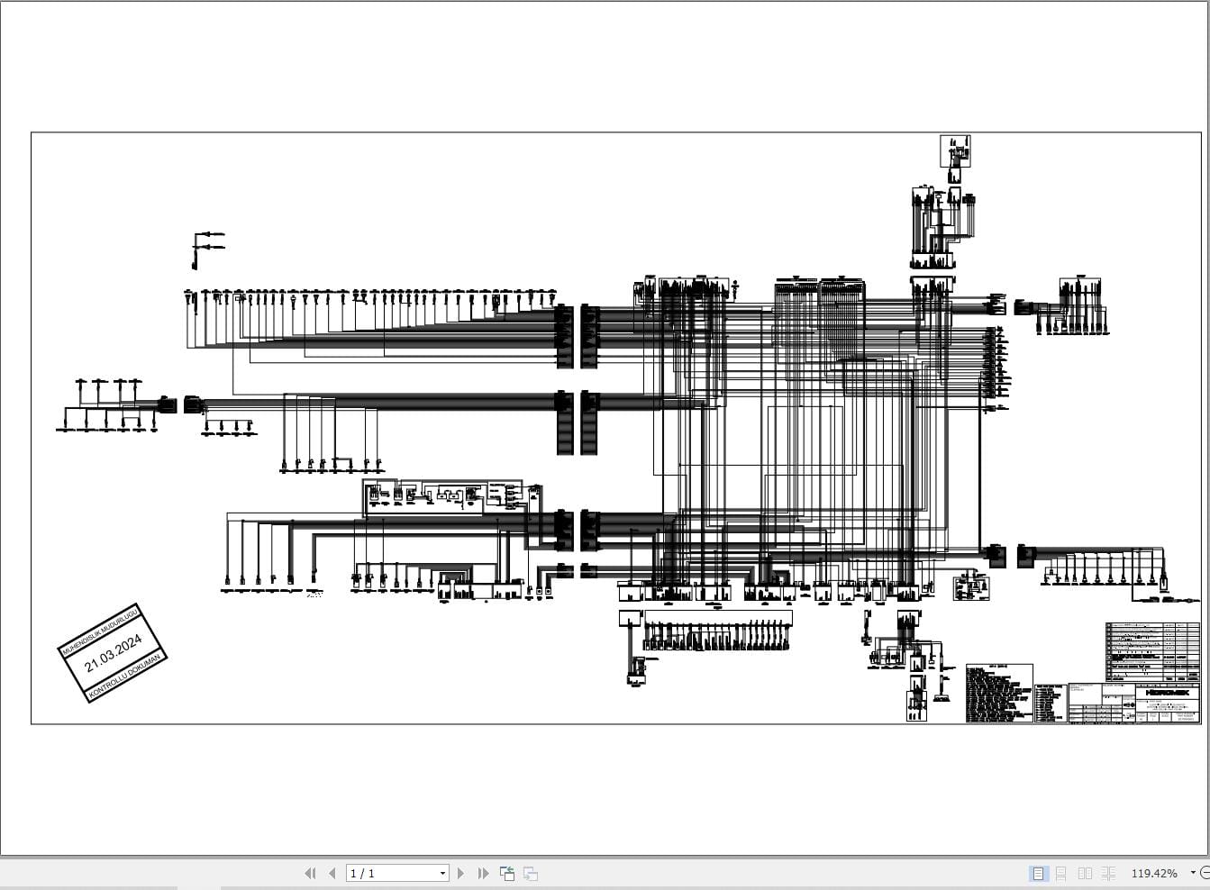 Hidromek HMK390LC 5 HMK410LC 5 Isuzu Electric Diagram ED378040001 03.2024 (2)