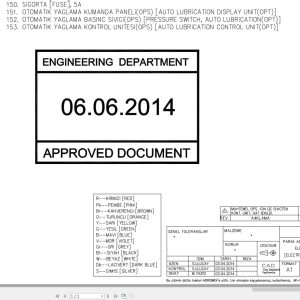 Hidromek HMK490LC HMK540LC Isuzu Electric Diagram 2014 (1)