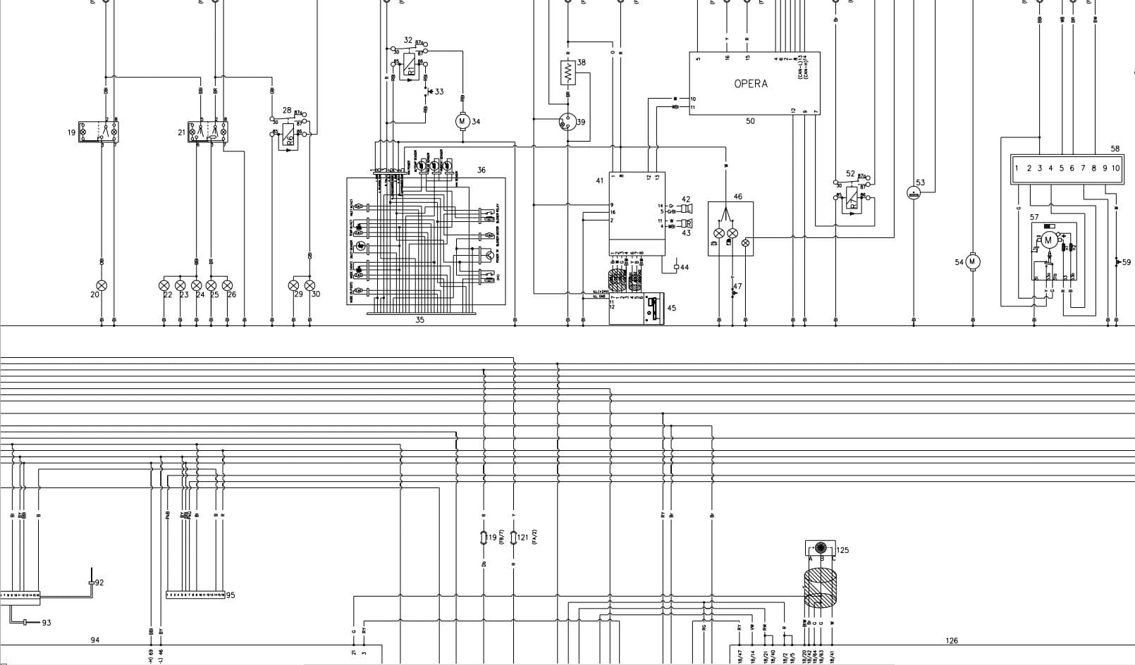 Hidromek HMK490LC HMK540LC Isuzu Electric Diagram 2014 (2)