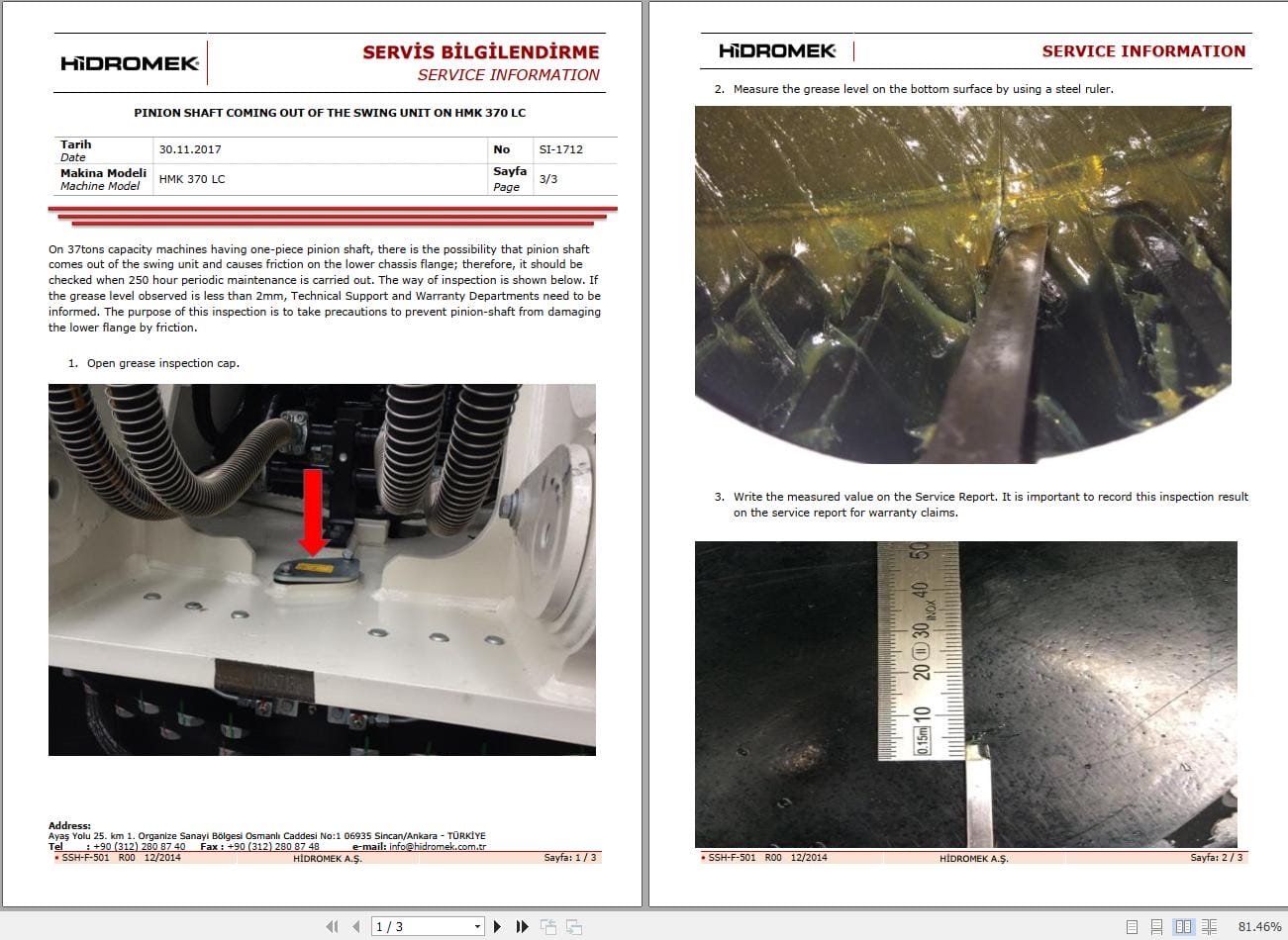 Hidromek Heavy Equipments Service Information (5)