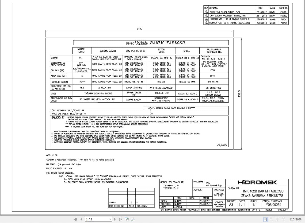 Hidromek Heavy Equipments Technical Document (2)