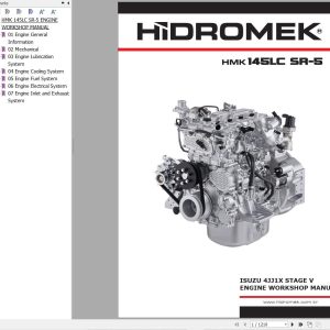 Hidromek Isuzu Engine 4JJ1X Stage V Workshop Manual (1)