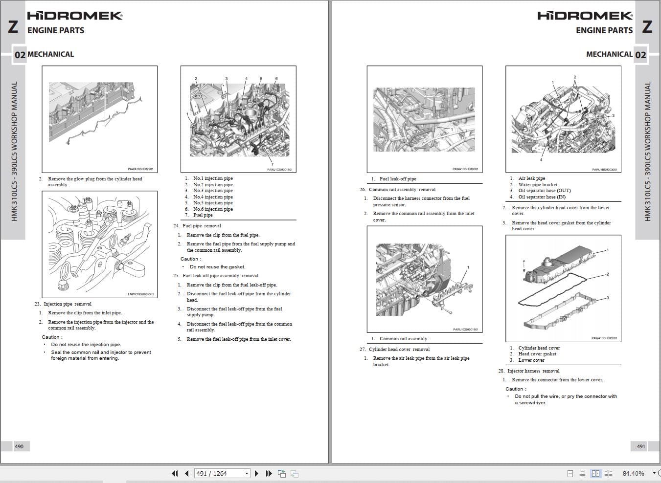 Hidromek Isuzu Engine 6HK1 Stage V Workshop Manual (2)