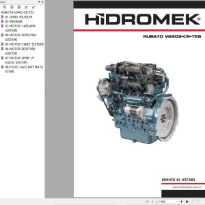 Hidromek Kubota Engine V2403 CR TE5 Workshop Manual TR (1)
