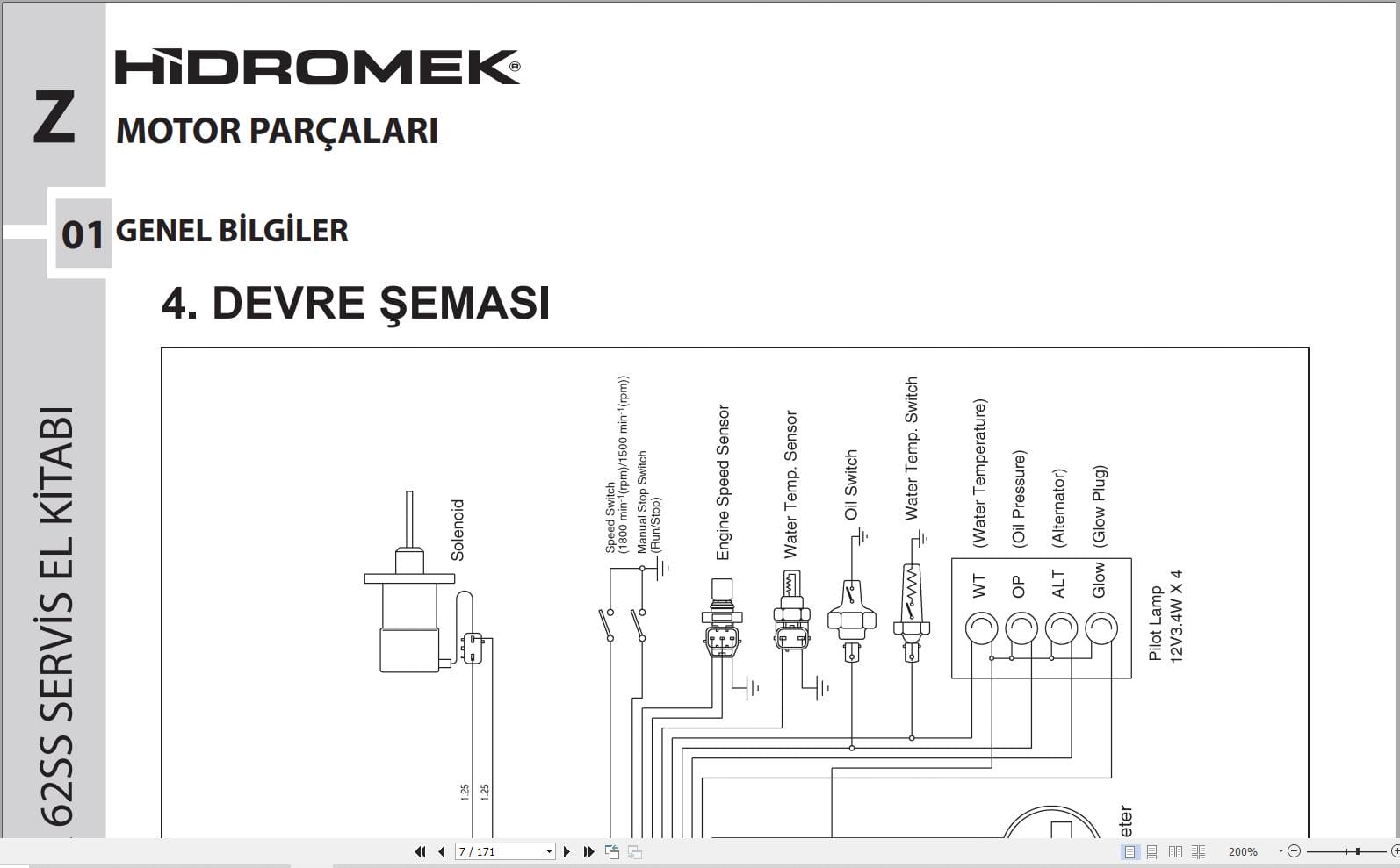 Hidromek Kubota Engine V2403 MT E3B Workshop Manual TR (2)