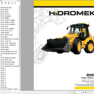 Hidromek Loader HMK 102B S Maestro Workshop Manual Y10 12400 TR (1)