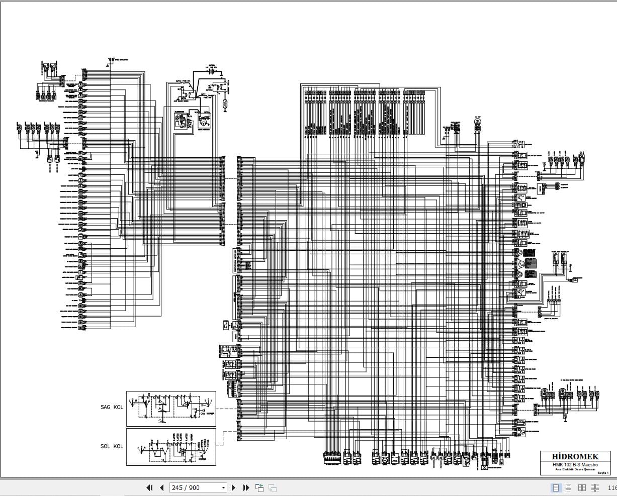 Hidromek Loader HMK 102B S Maestro Workshop Manual Y10 12400 TR (3)