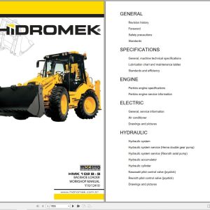 Hidromek Loader HMK 102B S Maestro Workshop Manual Y10 12410 (1)