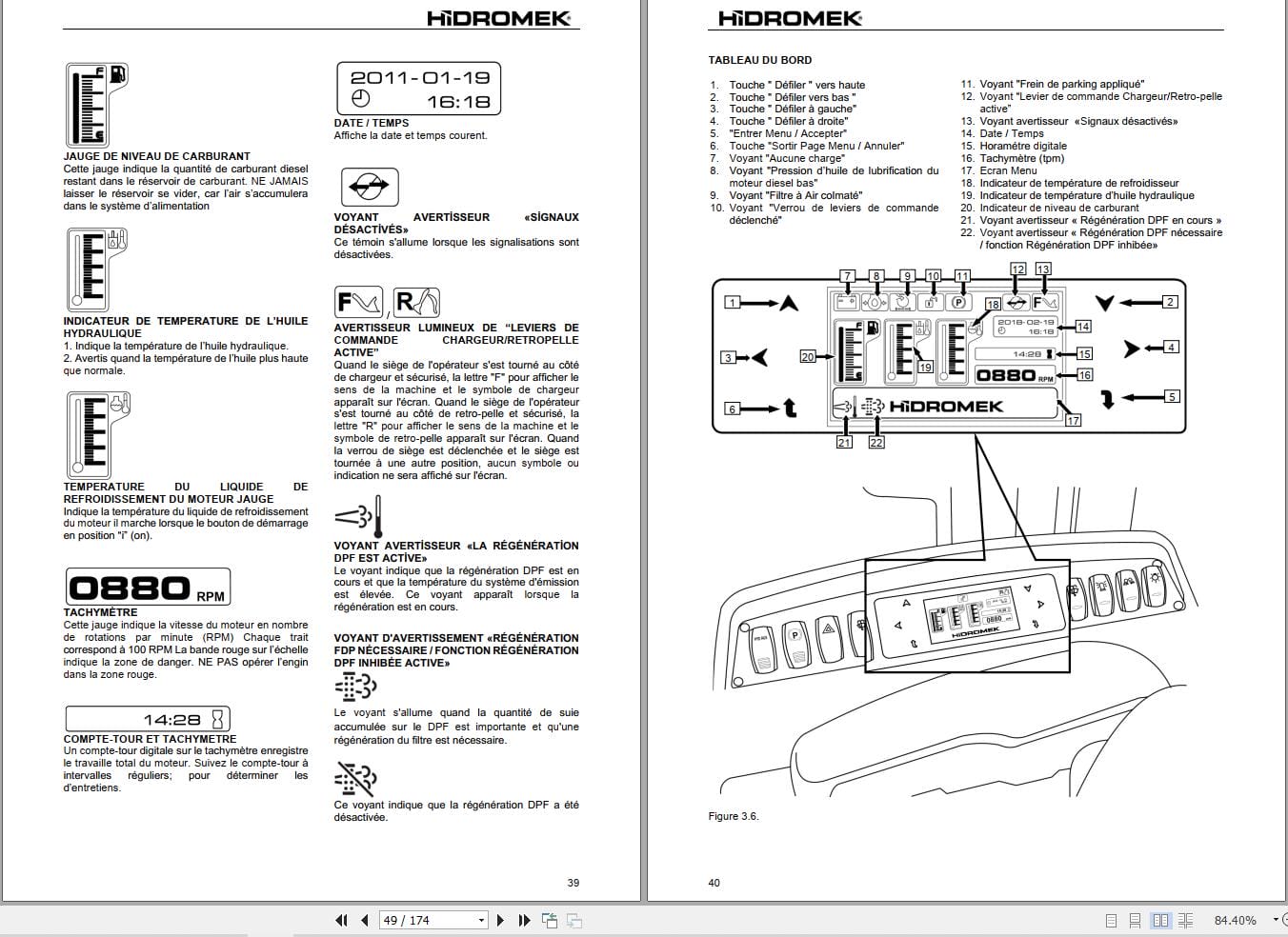 Hidromek Loader HMK 62 SS Operation Maintenance Manual FR (2)