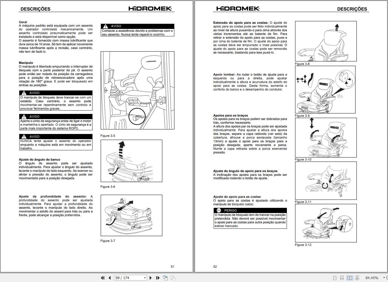 Hidromek Loader HMK 62 SS Operation Maintenance Manual PT (2)