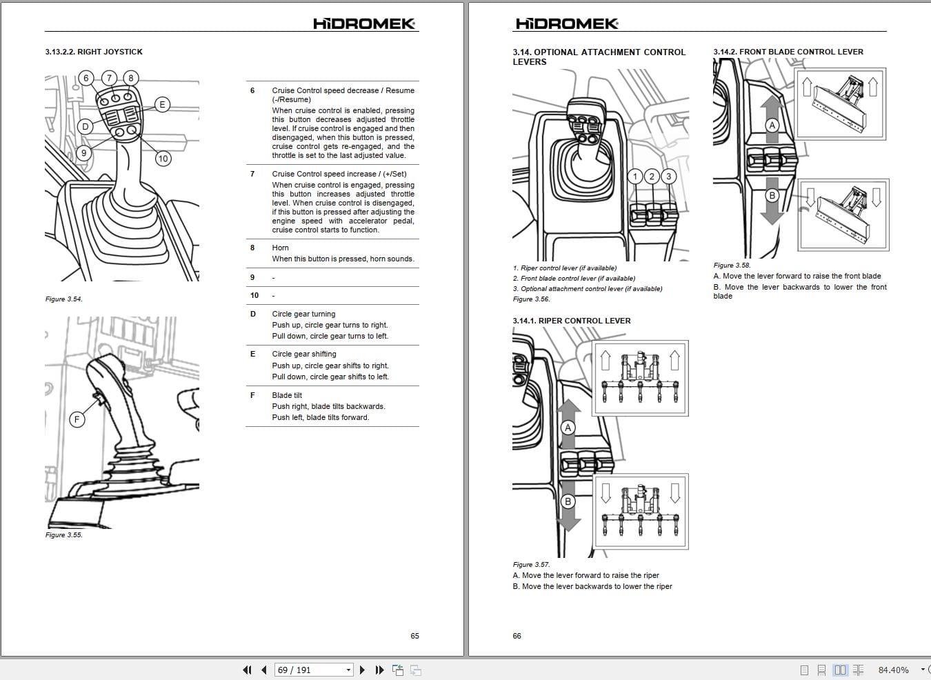 Hidromek Motor Grader HMK 600 MG 5 Operation Maintenance Manual R60015401 EN (2)