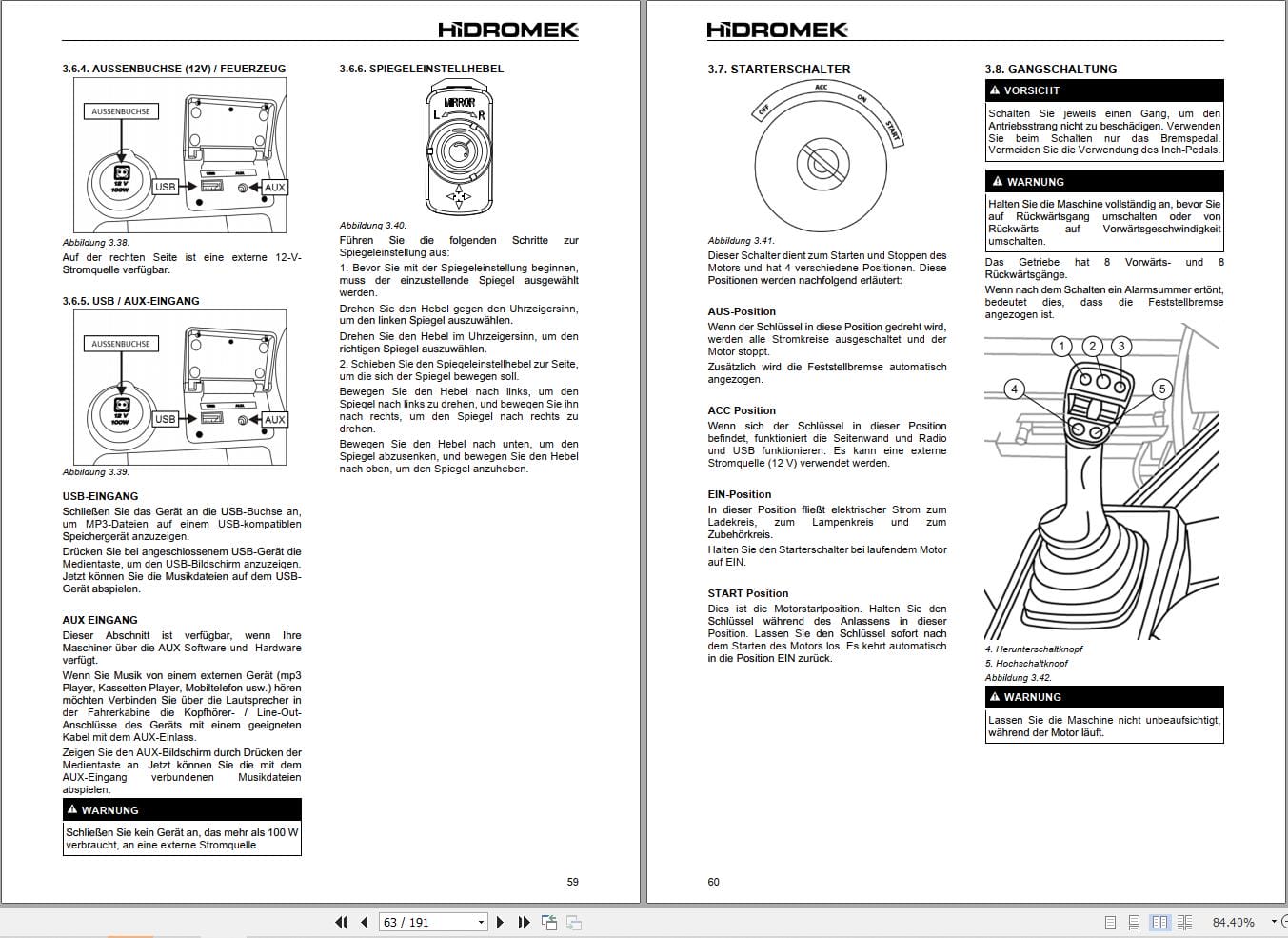 Hidromek Motor Grader HMK 600 MG 5 Operation Maintenance Manual R60015412 DE (2)