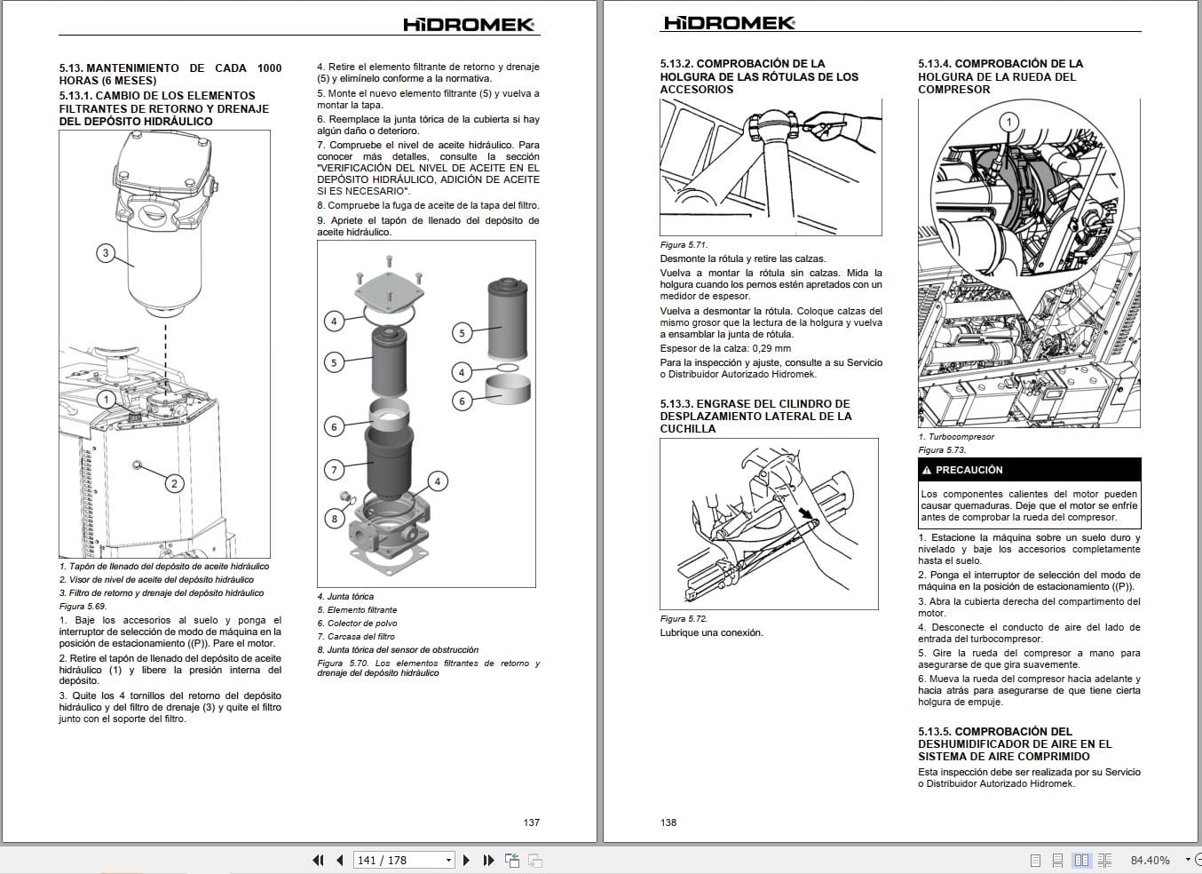 Hidromek Motor Grader HMK 600 MG Operation Maintenance Manual R60012402 ES (2)