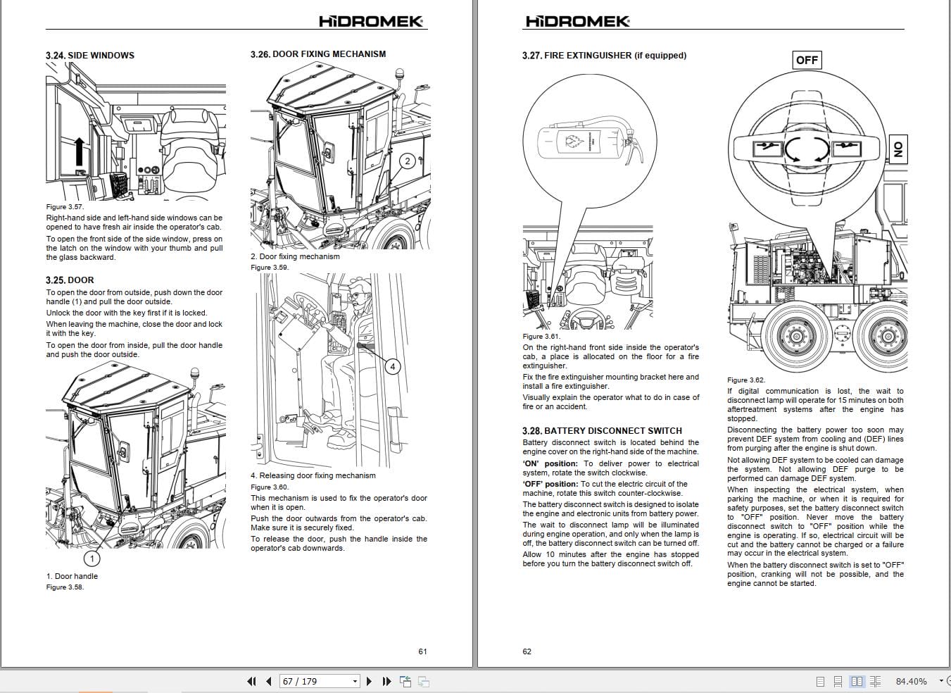 Hidromek Motor Grader HMK MG230 5 Operation Maintenance Manual R23034401 EN (2)