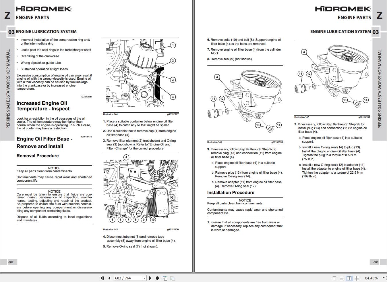 Hidromek Perkins Engine 904J E36TA Workshop Manual (2)