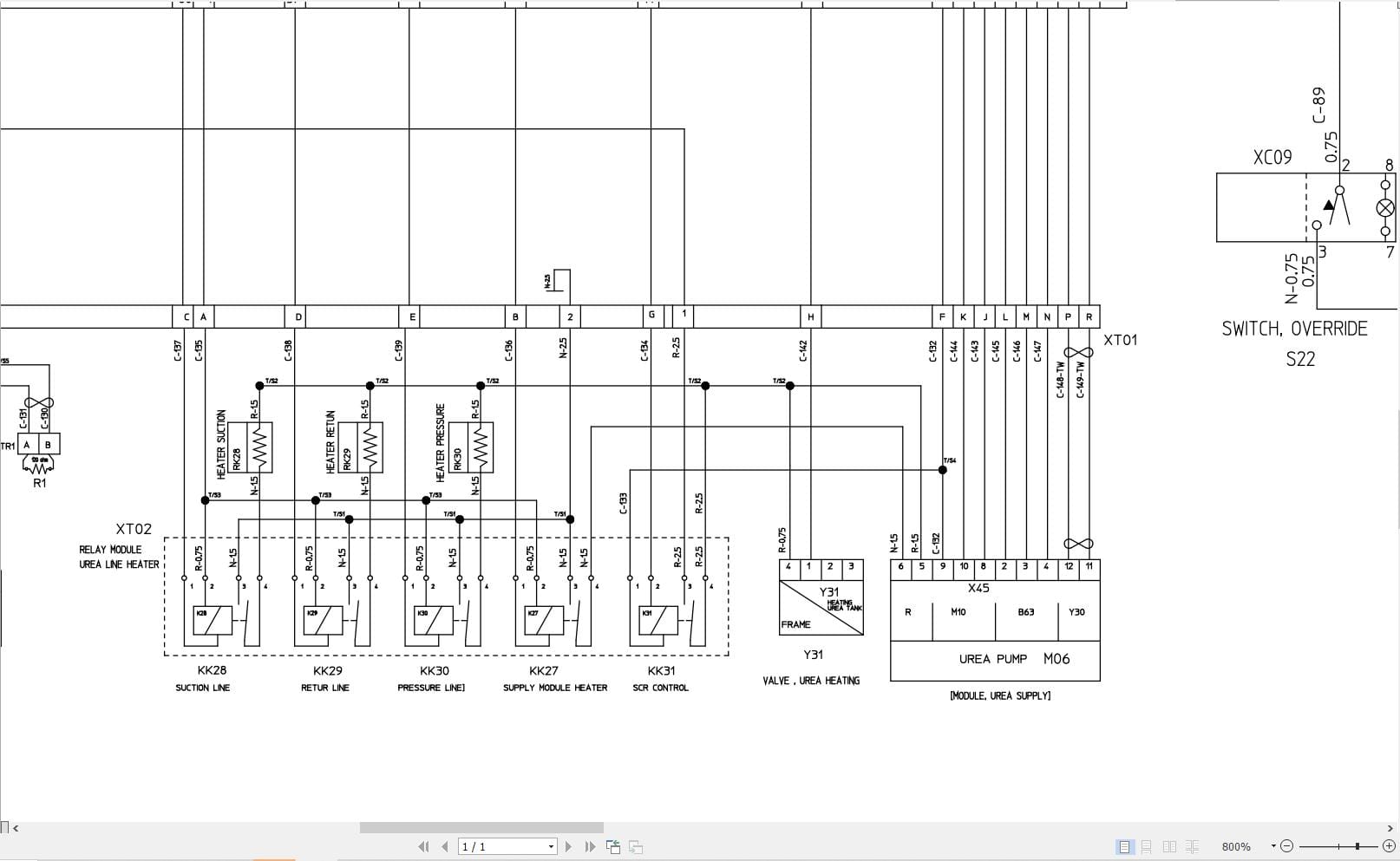 Hidromek Soil Compactor HMK 130CS 5 Electric Diagram C228100010 (2)