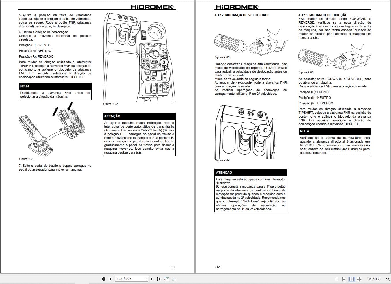 Hidromek Wheel Loader HMK 635 WL 5 Operation Maintenance Manual L217200405 PT (2)
