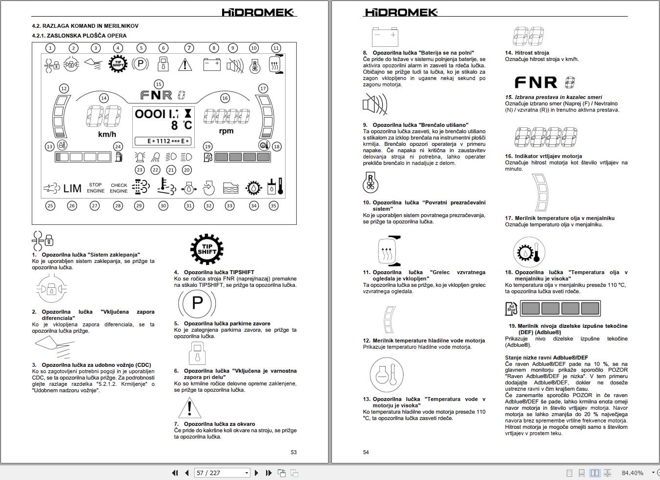 Hidromek Wheel Loader HMK 635 WL 5 Operation Maintenance Manual L217200414 SL (2)