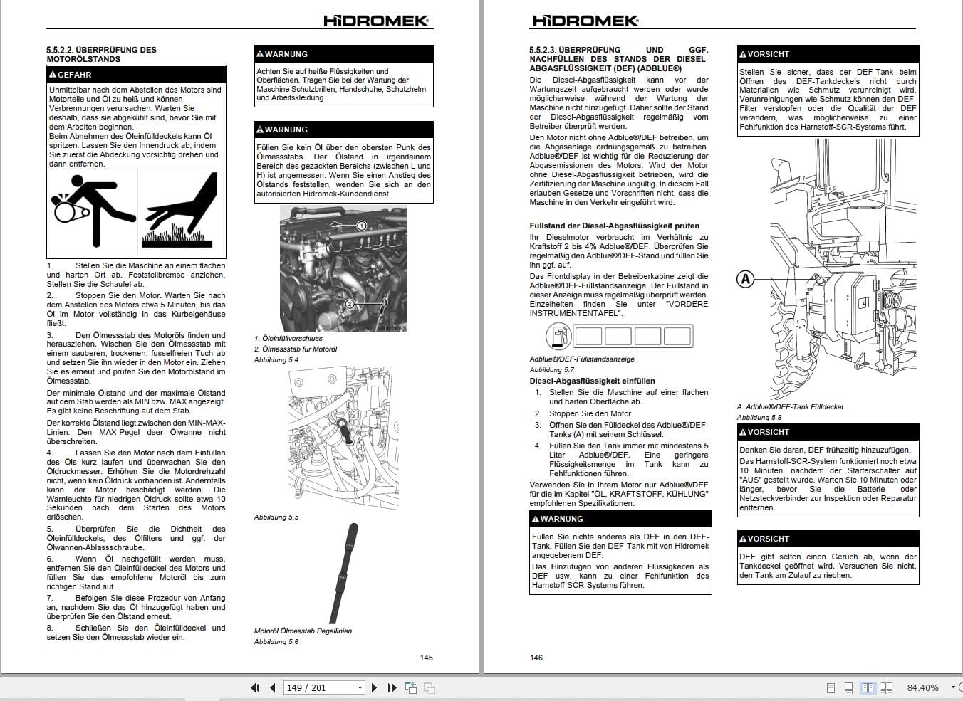 Hidromek Wheel Loader HMK 635 WL 5 Operation Maintenance Manual L217202412 DE (2)