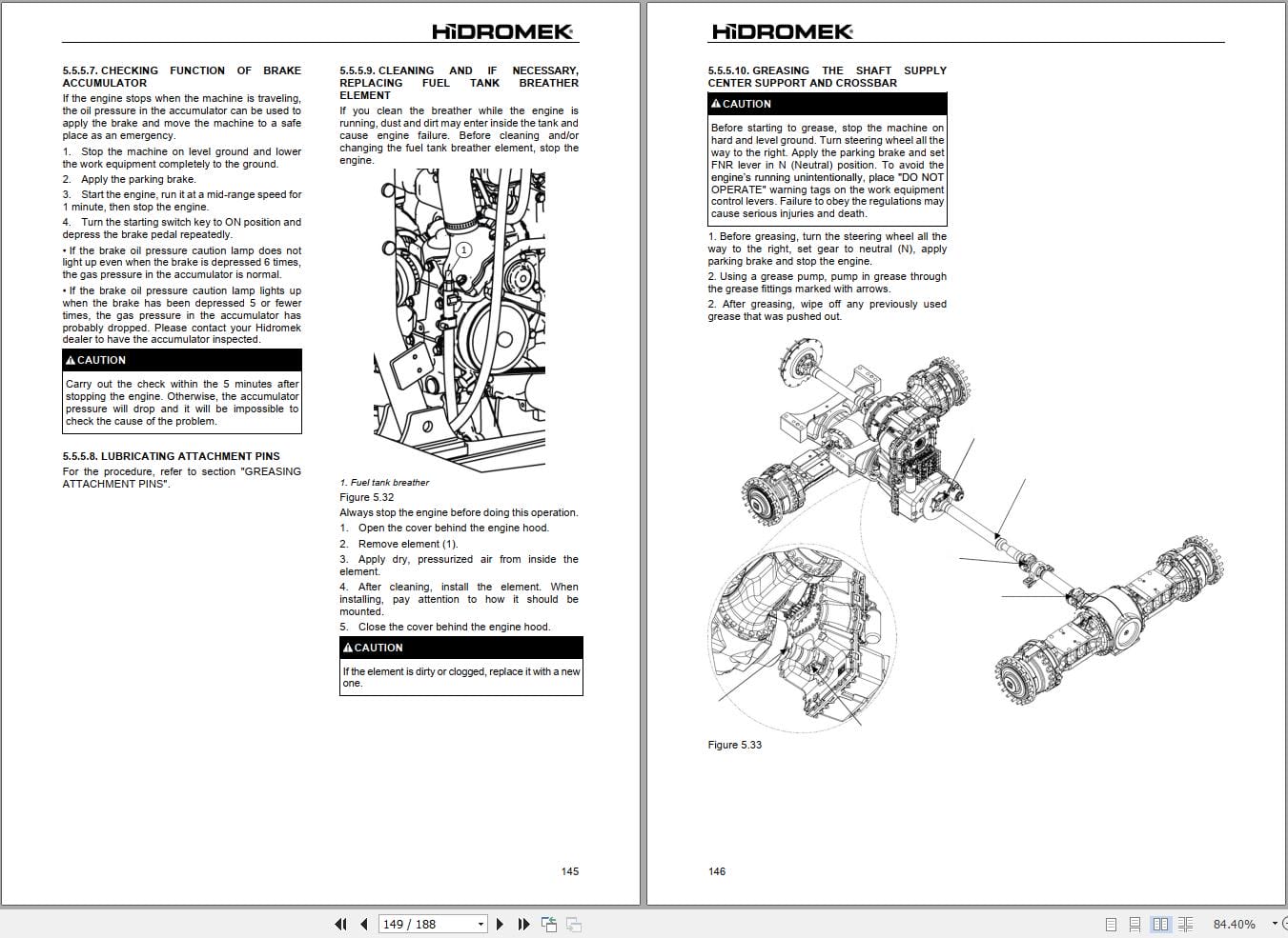 Hidromek Wheel Loader HMK 635 WL Operation Maintenance Manual L217201401 EN (2)