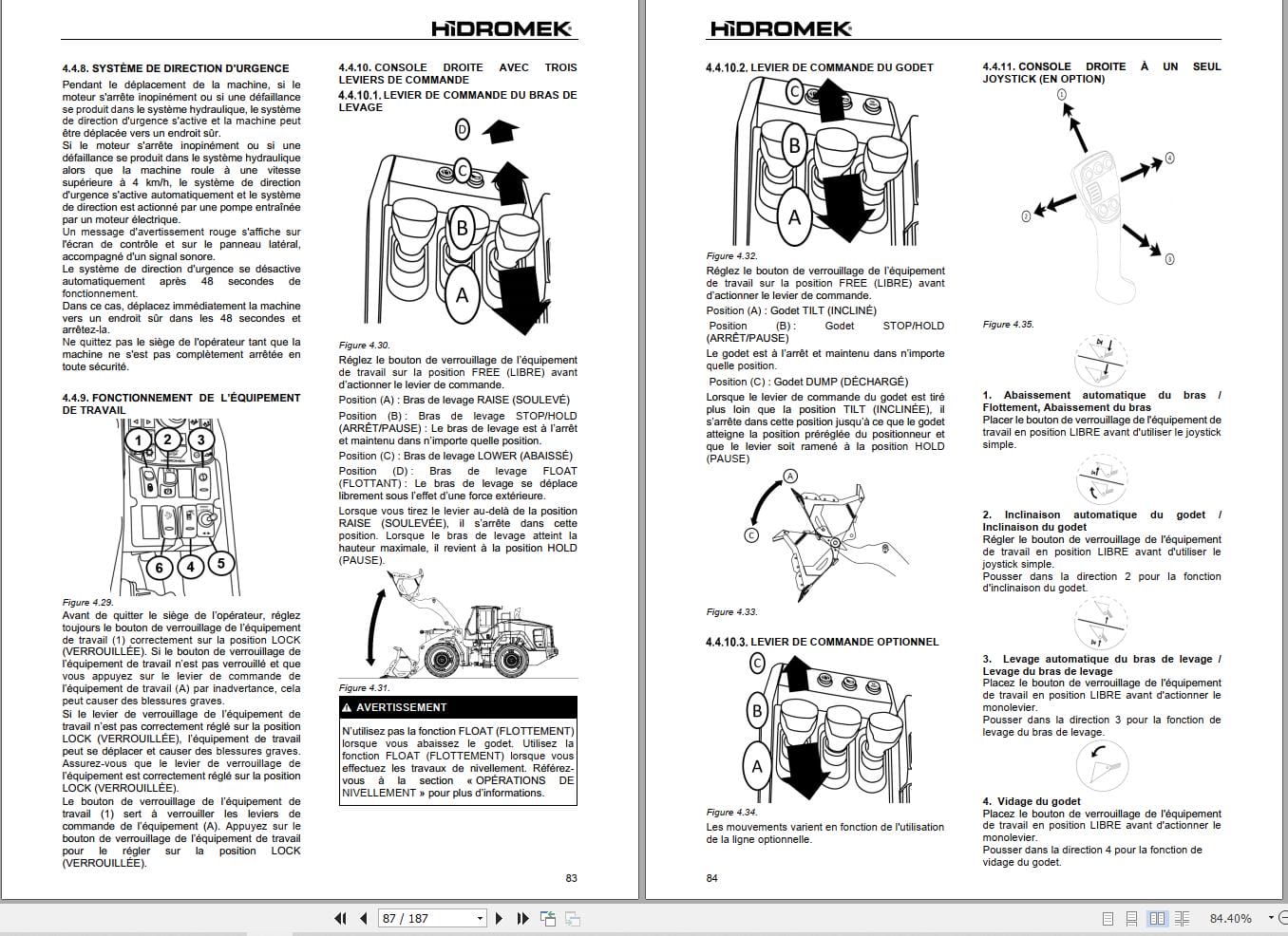 Hidromek Wheel Loader HMK 635 WL Operation Maintenance Manual L217201403 FR (2)