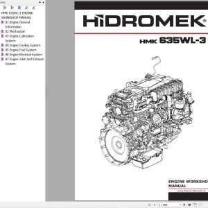 Hidromek Wheel Loader HMK 635WL 3 Engine Workshop Manual (1)